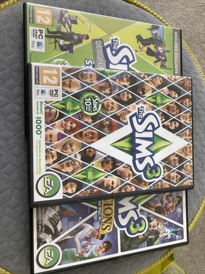 £19 • Buy The Sims 3 + Ambitions Expansion Pack + Design & Tech Stuff  PC Game BUNDLE
