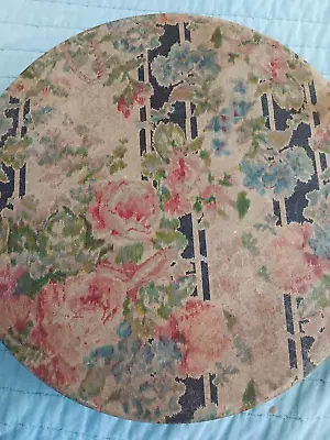 Vintage Art Deco Floral Striped Candy Tin • $5.99