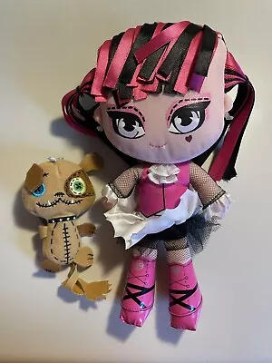 Monster High Plush Draculaura 10  Freaky & Fabulous Ribbon Hair & Watzit Lot • $34.99