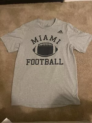 Team Issue Miami Hurricanes Adidas Football Creator Shirt • $20
