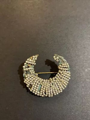 Vintage Signed Miriam Haskell Faux Pearl Brooch / Pin • $28