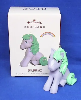 Hallmark Ornament My Little Pony Seashell 2019 Lavender & Mint Green Horse NIB • $12.99