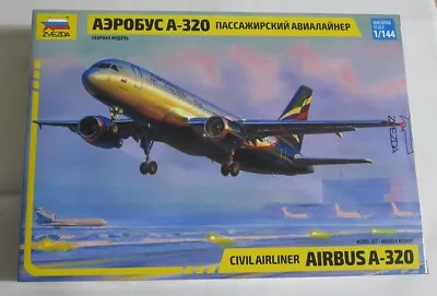 Zvezda Civil Airliner Airbus A-320 1/144 • $30