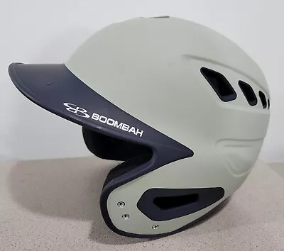 Boombah Baseball Softball Batting Helmet Gray Navy Sr Senior Adult Size • $30