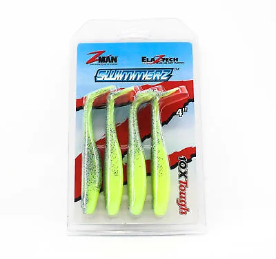Zman Soft Lure SwimmerZ 4 Inch 4/Pack Sexy Mullet (6305) • $25.41