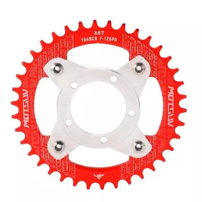 For Bafang Drive Motor 38T 104BCD Chainring Sprocket Wheel E-bike Parts • $25.02