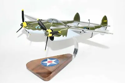 Lockheed® P-38 Lightning® Glacier Girl Mahogany Scale Model • $359