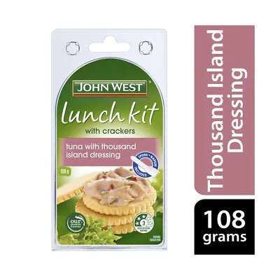 $4.48 • Buy Lunch Kit With Crackers Tuna With Thousand Island Dressing 108g