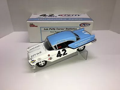 Lee Petty Nascar Diecast 1957 #42 Petty Engineering 1/24 Rc2 Olds White Box • $119.99