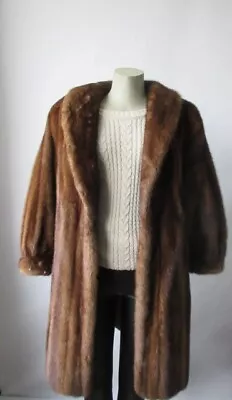 Women's Sz 6 Mint MINK Fur Coat CLEARANCE SALE! • $350