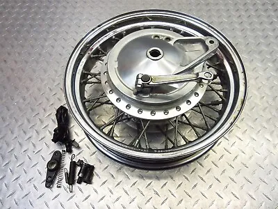 2000 98-03 Honda VT750 Shadow Ace OEM Rear Wheel Rim Drum NEEDS TRUED 15x3.5 • $70.21