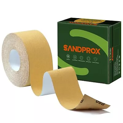 Adhesive Backed Sandpaper 80 Grit Sandpaper Roll 2-3/4  Wide 20 Yard Long Boa... • $20.69