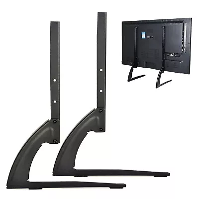 Universal Table Top TV Stands Base VESA Pedestal Mount 14 -42  LCD OLED 3D TVs • £12.29