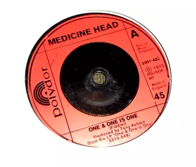 Medicine Head - One And One Is One - 1973 Polydor - 1973 Classics • £2.99