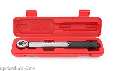 1/4-Inch Drive Click Torque Wrench 20-200-Inch/Pound With Storage Case • $49.99