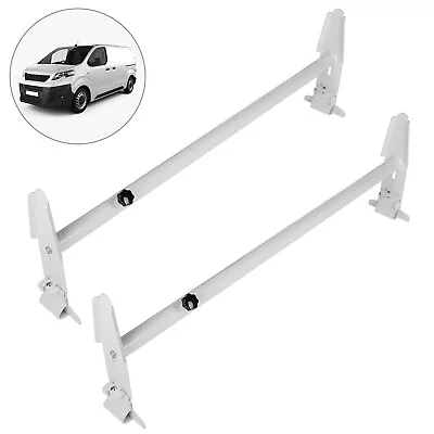 Van Roof Ladder Racks 500LB 2 Bar Set For Chevy Dodge GMC Express Storage Cargo • $70.39