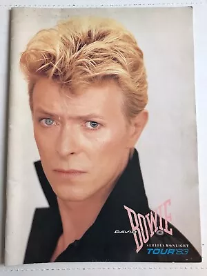 £38.68 • Buy David Bowie Serious Moonlight Tour Concert Program - Howard Hesseman Collection