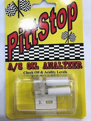 Enviro-Safe Pittstop R12 R22 Oil Checker Analyzer Tester 2 Pack #5025a • $2.20