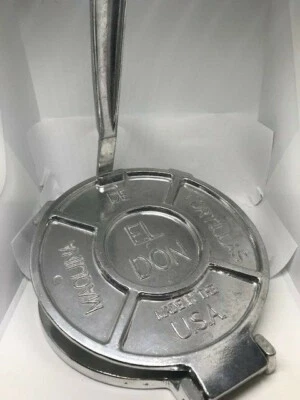 $19.95 • Buy Tortilla Press El Don 7 Inch USA Made Aluminum