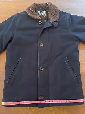 Levi’s N1 Deck Jacket Sherpa Fur Collar Size Men’s Small • $89