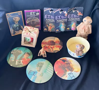 E.T. The Extra-Terrestrial Vintage 14 PIECE LOT 1980’s Some Still Sealed • $39.95