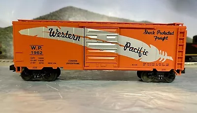 MTH Western Pacific W.P. 1962 Boxcar O Gauge. No Box • $25