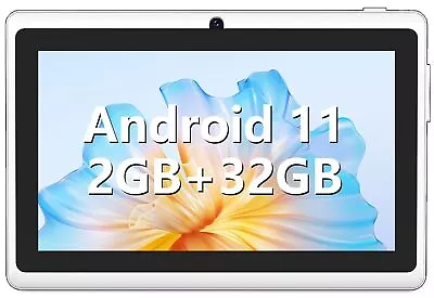 Android Tablet 7 Inch Android 11 Tablet 2+4GB RAM 32GB ROM Quad-Core Proce... • $52.53