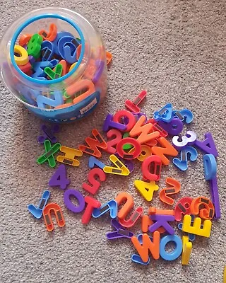 Magnetic Upper Case Letters Numbers 140 Pieces Toys R Us Universe Of Imagination • £10