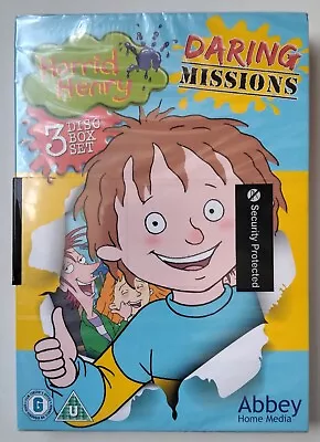 Horrid Henry Daring Missions DVD New Sealed • £0.99