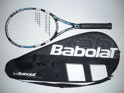 BABOLAT PURE DRIVE PLUS RODDICK CORTEX 11.0oz TENNIS RACQUET 4 1/2 (NEW STRINGS) • $175