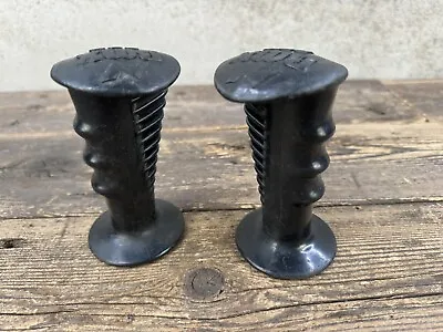 Bmx Pro Oakley 3 Style Handlegrips Grips Black Old School Vintage • $129