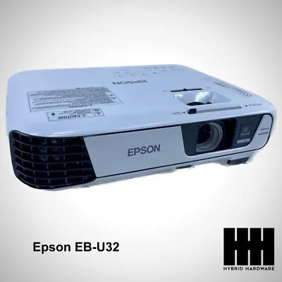 Epson EB-U32 3200 Lumens WUXGA 45Hrs Corporate Portable Multimedia Projector • $334.41