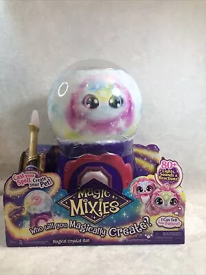 Magic Mixies Magical Misting Crystal Ball Interactive Purple Base 8  Pink Plush • $49.99