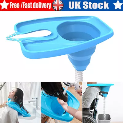 NEW Foldable Hair Washing Basin Sink Portable Backwash Shampoo Sink Tray Bowl UK • £21.99