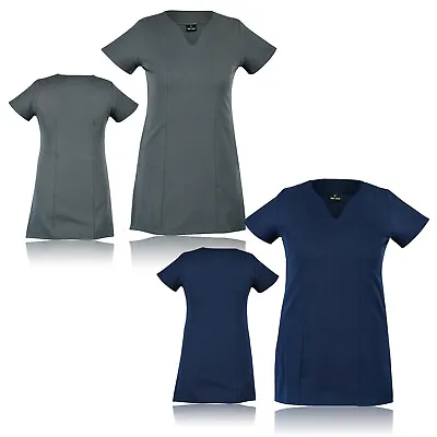 Beautician Spa Tunic Uniform New Ladies Salon Beauty Therapist Hairdressing Nail • $17.41