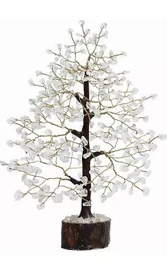 Chakra Crystal Tree Gemstone Tree Healing Bonsai Tree 300 Stones Home Decor • £17.94