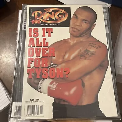 Mike Tyson - May 1999 The RING Boxing RARE No Label Cgc Ready • $24