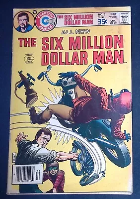 The Six Million Dollar Man #5 Bronze Age Charlton Comics F • £14.99