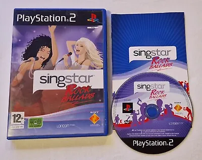 £9.99 • Buy Singstar Rock Ballads ~ Sony PlayStation 2 (PS2) ~ PAL ~ COMPLETE ~ VGC 