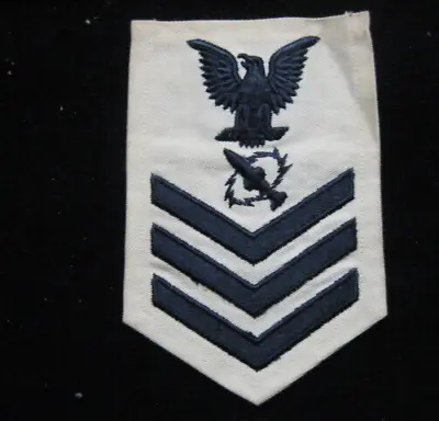 .US NAVY Rating Patch E- 6 Missile Technicianwh • $4.90