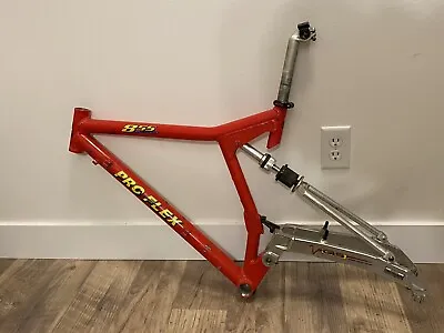 Vintage K2 Proflex 855 Full Suspension MTB Bike Frame 20  Large Girvin DH XC • $168