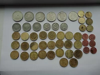Lot Of 50 Vintage Germany Coins 1-5-10-50 Pfennig 1-2-5 Mark 1950-1993 • $14.95