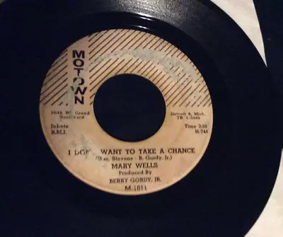 MARY WELLS I’m So Sorry/Don’t Want To Take A Chance RARE MOTOWN SOUL 45 Lines • $19.99