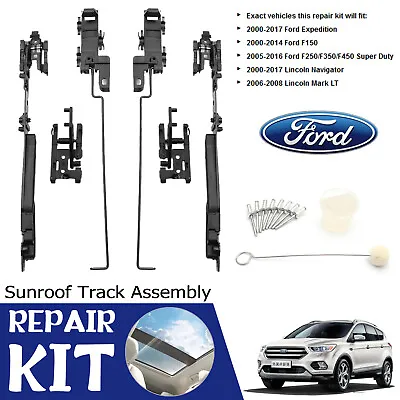 $27.90 • Buy Sunroof Track Assembly Repair Parts Kit For Ford Expedition F150 F250 F350 F450