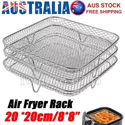 8 Inch Air Fryer Rack For Instant Vortex PhilipsCOSORI Air Fryer Ccessories • $29.99