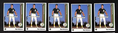 1989 Upper Deck #300 Mark McGwire 5ct Baseball Card Lot 0402B • $7.50