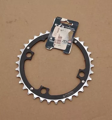 Origin8 Alloy Chainring 104 Bcd 34t USA Triple Crank Middle 4 Bolt Ramped Pinned • $15.77