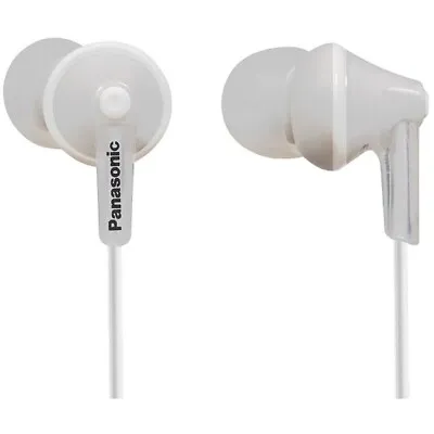 £8.49 • Buy Panasonic Rphje125 Ergofit Stereo In-ear Headphones In White - Rphje125w