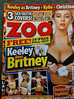 £65 • Buy Zoo Magazine 2006 Keeley Hazel Does Britney Cover Good Condition Very Rare
