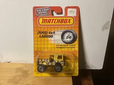 Matchbox Superfast  #20 The Jeep 4x4 Laredo  In Desert Camouflage. • $4.24